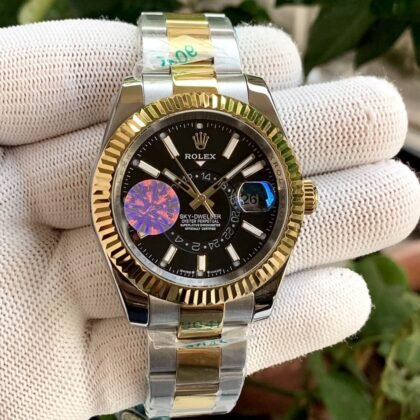 Rolex Sky-Dweller GMT Automatic Chronometer Black Dial Men's Watch