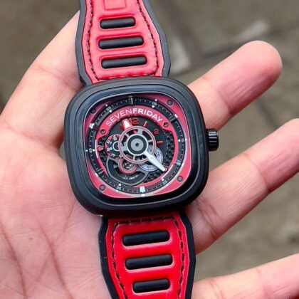 Seven Friday Racing Team Automatic Red Skeleton Dial Men's Watch
