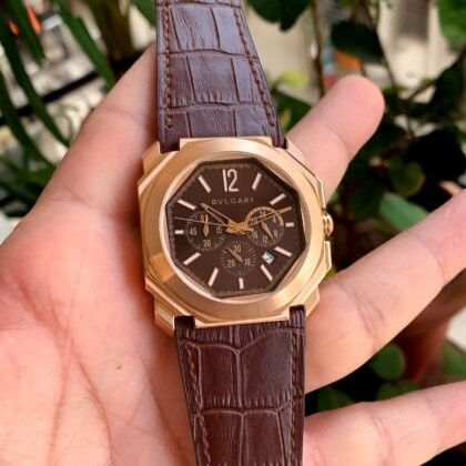 Bvlgari Octo Finissimo Brown Dail Men's Watch