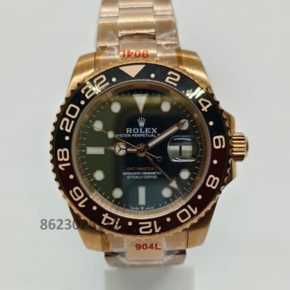 Rolex GMT-II Automatic Chronometer Black Dial Men's Watch